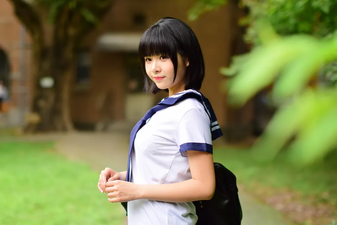 [Mzsock] NO.171 Hailin student uniform street photography#[73P]-36