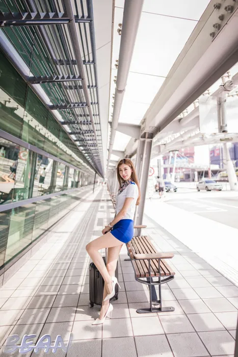 [Mzsock] NO.219 Jin Yunqiao, Taichung High Speed Rail, high heels and beautiful legs, outdoor shot street photography#[81P]-31